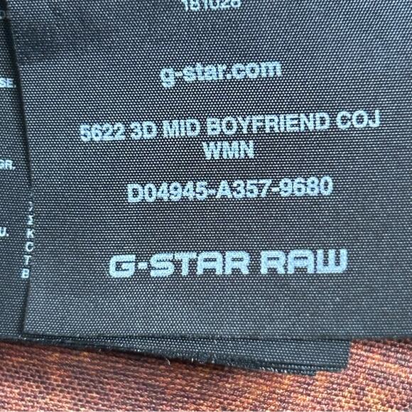 G-Star x Pharrell Williams Elwood 5622 3D Mid Waist Boyfriend Venus Planet 24 - Picture 12 of 16